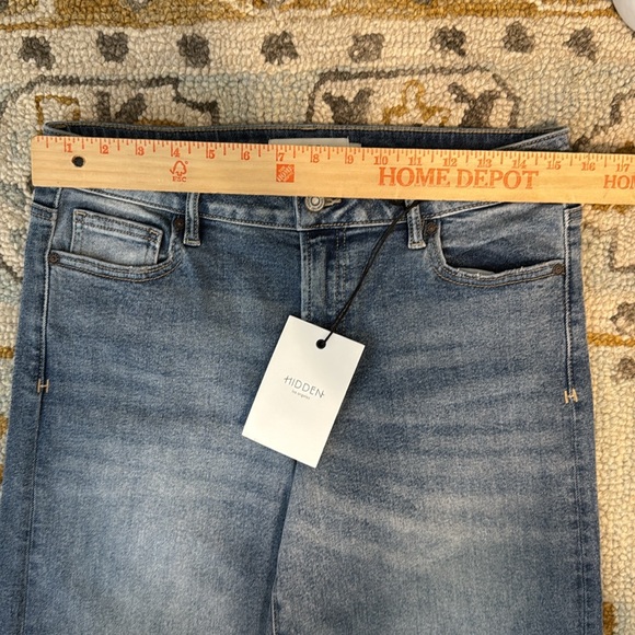 NEW Hidden Nori Mid-Rise Wide Leg Jeans Size 28 - Picture 8 of 10